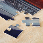 1960年頃の赤キャデラックグリル ジグソーパズル (側面)