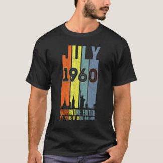 1960年7月61歳61検疫誕生日 Tシャツ
