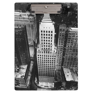 1960年: シカゴの超高層ビルの空中写真 クリップボード