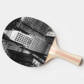 1960年:  シカゴの超高層ビルの空中写真 卓球ラケット (横)