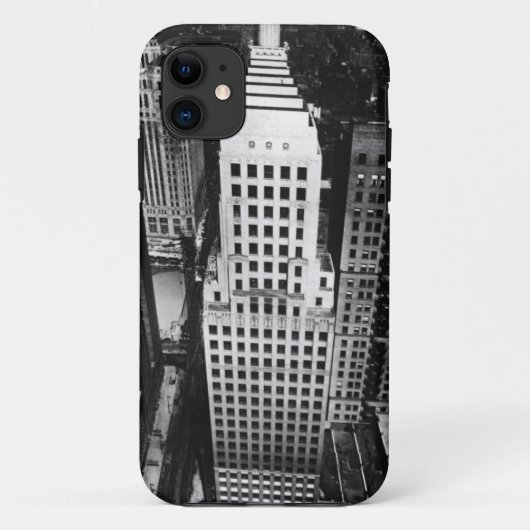 1960年:  シカゴの超高層ビルの空中写真 Case-Mate iPhoneケース (裏面)