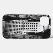 1960年: シカゴの超高層ビルの空中写真 Case-Mate iPhoneケース (裏面 (横))