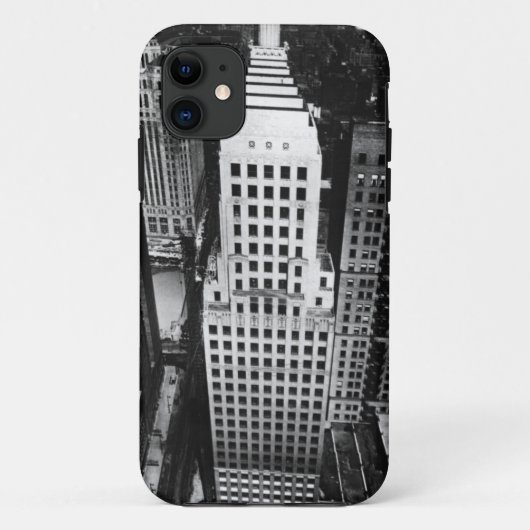 1960年:  シカゴの超高層ビルの空中写真 Case-Mate iPhoneケース (裏面)