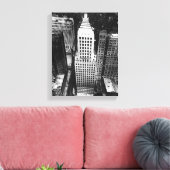 1960年：シカゴ超高層ビル空中景観 キャンバスプリント (インサイチュ (リビング))