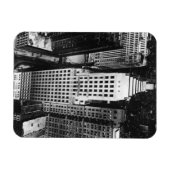 1960年:シカゴ超高層ビル空中景観 マグネット (横)