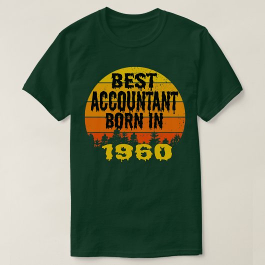 1960最高の年に計生まれ計の誕生日ヴィンテージ Tシャツ (デザイン正面)