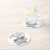 1960生まれ年のヴィンテージ生誕生月贈り物 ラウンドペーパーコースター (インサイチュ)