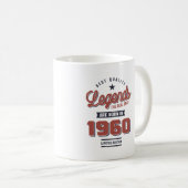 1960生まれ年誕生日 コーヒーマグカップ (正面右)