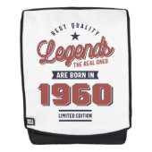 1960生まれ年誕生日 バックパック (正面)