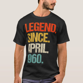 1960生まれ年64歳1960年64歳の誕生 Tシャツ