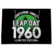 1960素晴らし年閏年日以後2月29誕生日 ラージペーパーバッグ (正面)