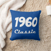 1960 クラシック 60歳の誕生日お祝い クッション (ブランケット)