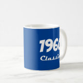 1960 クラシック 60歳の誕生日お祝い コーヒーマグカップ (正面右)