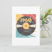 1960 60誕生祝いヴィンテージギフト 招待状 (スタンド正面)