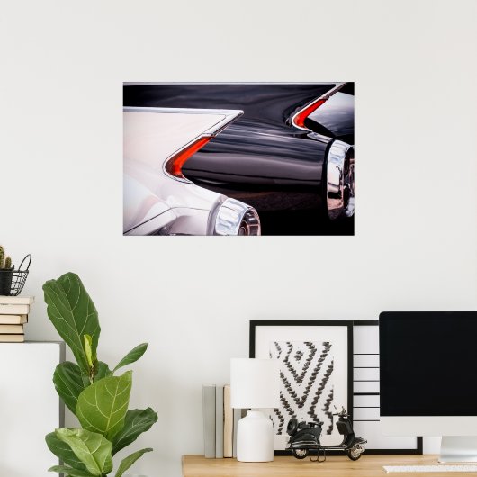 1960 Cadillac Curves ポスター (ホームオフィス)