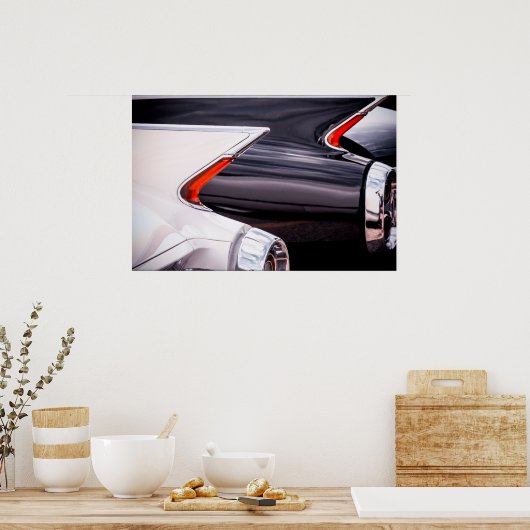 1960 Cadillac Curves ポスター (キッチン)