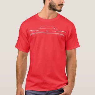 1960 Impala背面ステンシルホワイト Tシャツ