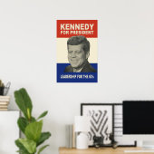 1960 Kennedy For President Poster （最大39 x 60!） ポスター (ホームオフィス)