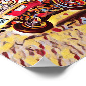 1960 Lowrider Chevrolet Impala Low Rider Chevy Art ポスター (角)