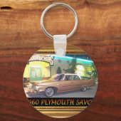 1960PlymouthWithFrameAndText2LG.JPG キーホルダー (正面)