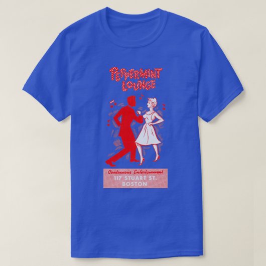 1960sペパーミントラウンジボストン tシャツ (デザイン正面)