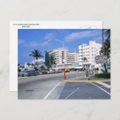 1960sマイアミビーチ、フロリダヴィンテージ ポストカード (正面/裏面)