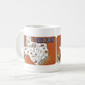 1960sローンスター州はがきTX コーヒーマグカップ (正面左)