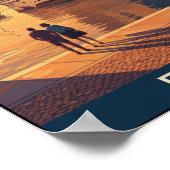 1960sヴィンテージリスボン,ポルトガル旅行ポスター ポスター (角)