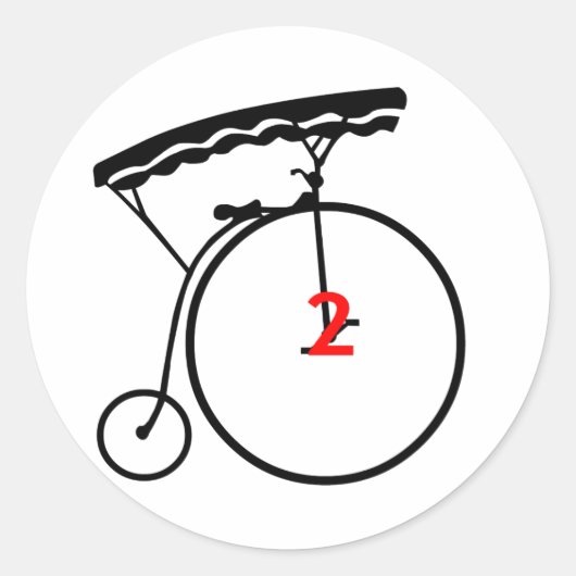 1960's囚人 – ナンバー2 – ステッカー (正面)