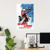 1960s Air Force Recruitment Poster We protect the ポスター (ホームオフィス)