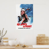 1960s Air Force Recruitment Poster We protect the ポスター (キッチン)