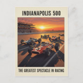 1960s Indianapolis 500 Vintage  ポストカード (正面)