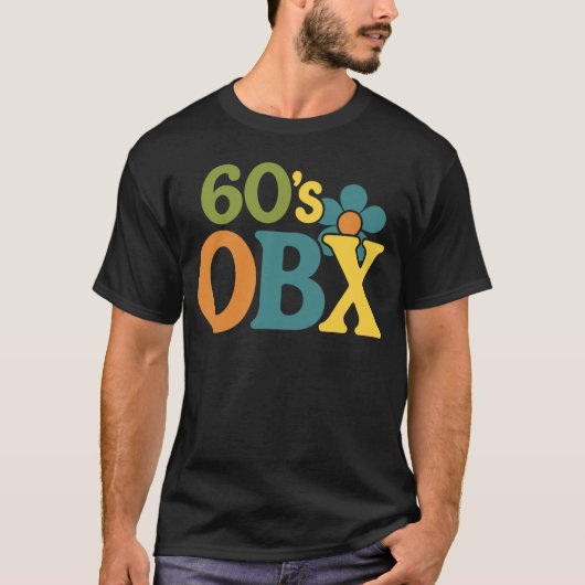 1960s OBX – Peace, Love & Ocean Tides Tシャツ (正面)