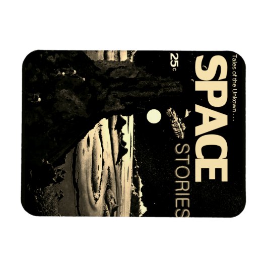 1960's 'SPACE Stories' Flexible Magnet マグネット (横)