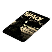 1960's 'SPACE Stories' Flexible Magnet マグネット (左側)