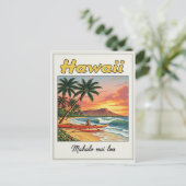 1960s Vintage Hawaiian Travel  ポストカード (スタンド正面)