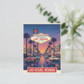 1960s Vintage Las Vegas Travel  ポストカード (スタンド正面)