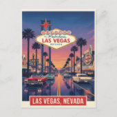1960s Vintage Las Vegas Travel  ポストカード (正面)
