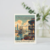 1960s Vintage New Orleans ポストカード (スタンド正面)