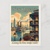 1960s Vintage New Orleans ポストカード (正面)