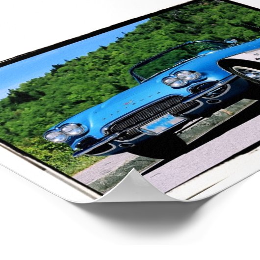 1961コルベット ポスター (角)