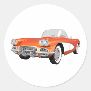 1961コルベットC1:オレンジ仕上げ: ラウンドシール