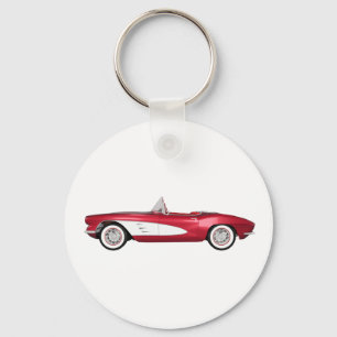 1961コルベットC1：キャンディアップル仕上げ： キーホルダー