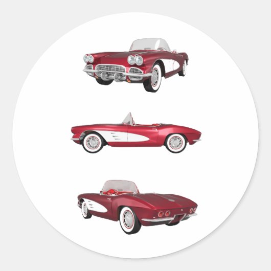 1961コルベットC1 ラウンドシール (正面)