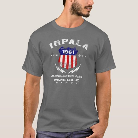 1961年のインパラのアメリカ筋肉v3 tシャツ (正面)