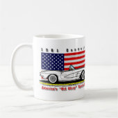 1961年のコルベットのコーヒー・マグ コーヒーマグカップ (左)