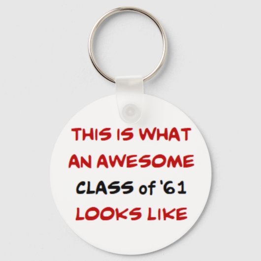 1961年の素晴らし区分 キーホルダー (正面)