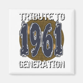 1961年の記念日に向けて献上品 マグネット