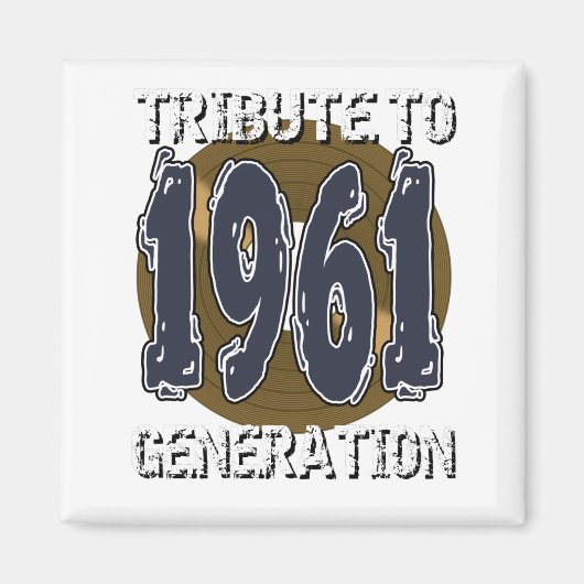 1961年の記念日に向けて献上品 マグネット (正面)