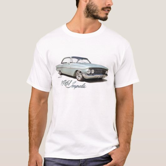 1961年のChevyのインパラの泡上の低いライダーのTシャツ Tシャツ (正面)